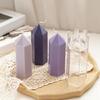 Clear Acrylics Candle Molds Hexagonal Column Candle Mould for Church Candlelight Dinner Christmas Decoration