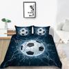 Domácí sada povlečení Football Match Povlak na přikrývku Pouzdro na polštář Domácí sada povlečení AU/EU/US Jednolůžko/manželská postel v plné velikosti