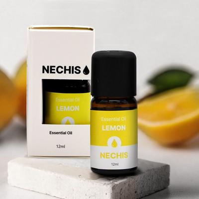 NECHIS QEZRRLDM Wood Diffuser Aroma Essential Oil Lemon 12ml