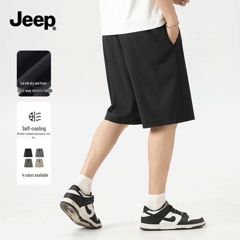 JEEP Men's Lightweight Quick-Dry Casual Shorts