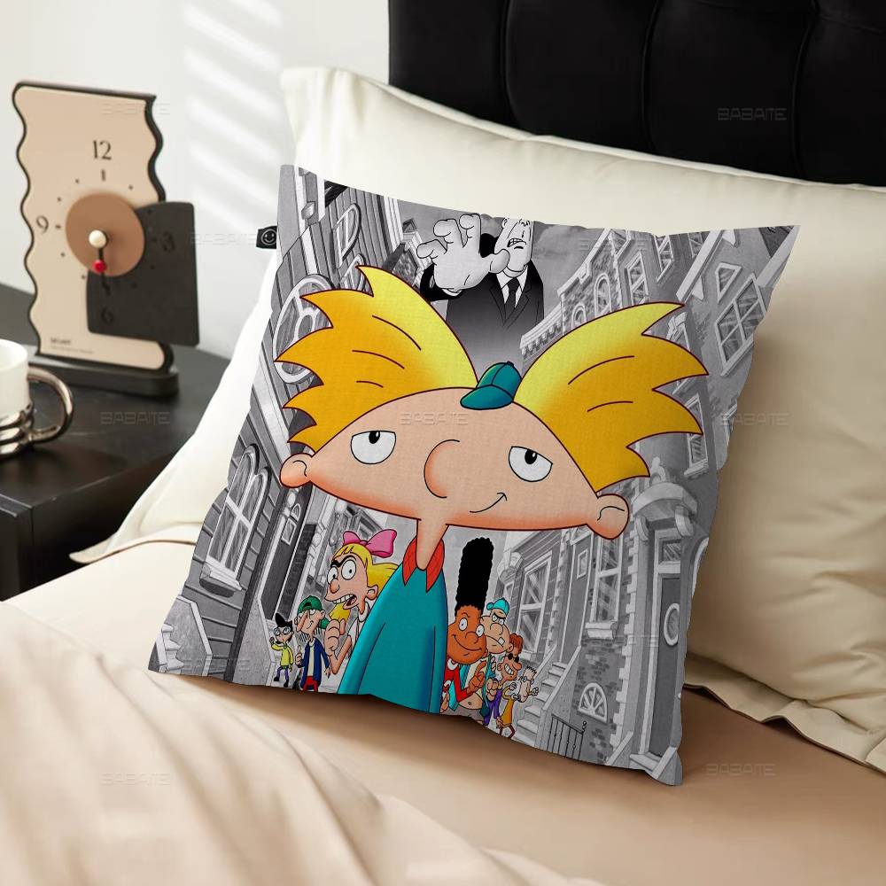 Х-Хей А-Арнольд Хельга Красивый Персонализированное Изображение Текст Домашний Декоративный Подушки Бытовые Подарки 45x45см 30cmx30cm