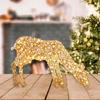 Light Up Christmas Reindeer Lighting Acrylic Deer Figure Ornament Battery Operated Decoration for Festival Garden