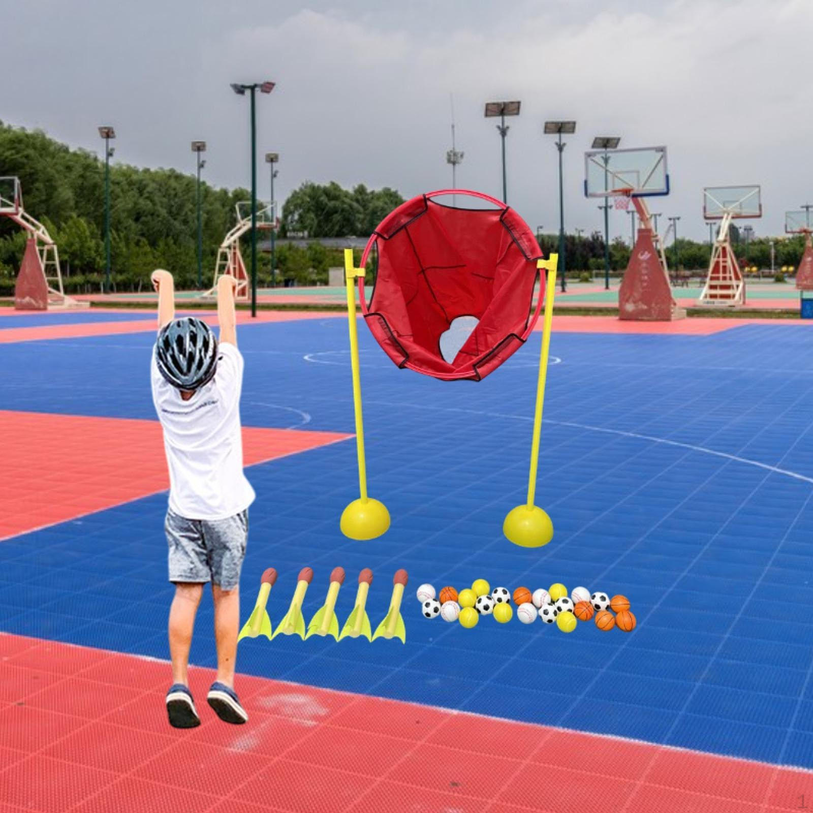

Игрушка-обруч для метания мяча Баскетбол Подарочная игрушка на день рождения, координация рук и глаз, Мини красный