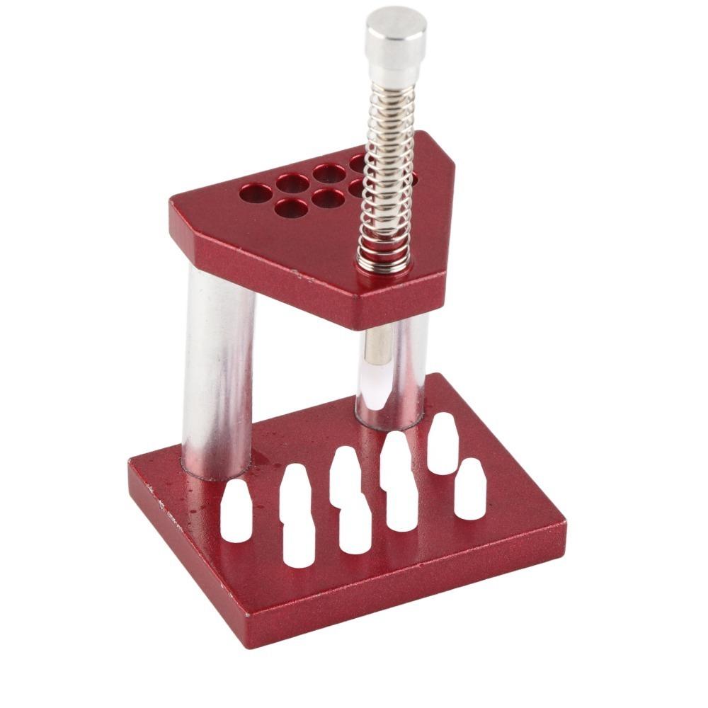 

Metal Tool Watch Repair Tool 9Pcs Dies Hand Install Press Tool Wristwatch Maintenance A set