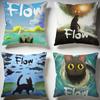 Stylish FFlowiou Cushion Cover Stylish Washable Pillow Cover Ideal for Couch Bedroom Car Decoration