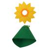 1 Set Mini Desk Goose Outfit Spring Summer Cute Sunflower Hat And Green Dress Felt Desk Goose Costume for 7 Inch Goose Statue Home Office Table Decor