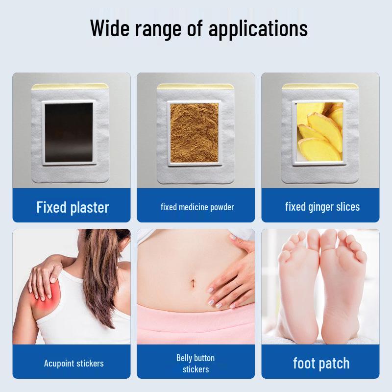 Film ve Nefes Alan Yapışkan Bantlı Büyük Spunlace Non-Woven Su Geçirmez Akupunktur Noktası Alçı Yama