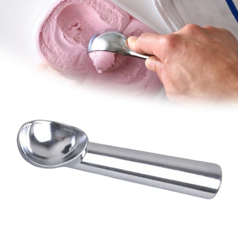 Aluminum Alloy Dessert Scooper Ergonomic Handle Melon Ball Spoon Multipurpose Ice Cream Scoops With Ergonomic Grip