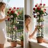 Gartenlaubengang Künstlerischer Landschaftspfahl Outdoor-Sonnenschirm-Rankturm Für Kletterpflanzen Blumen Erbsenbohne Tomate Clematis Fensterbank