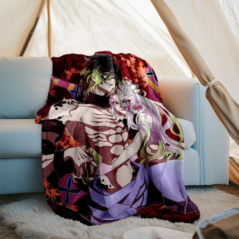 Demon Slayer Characters1 Printed Throw Blanket—lightweight,soft,warm;versatile Blanket for All Seasons—perfect As &air-conditioning Throw,nap Blanket
