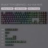 Xiaomi 134 Keys Blue Contour Side Print RGB Backlit Keycaps Double Shot PBT Keycaps Cherry Profile for MX Switches Mechanical Keyboard