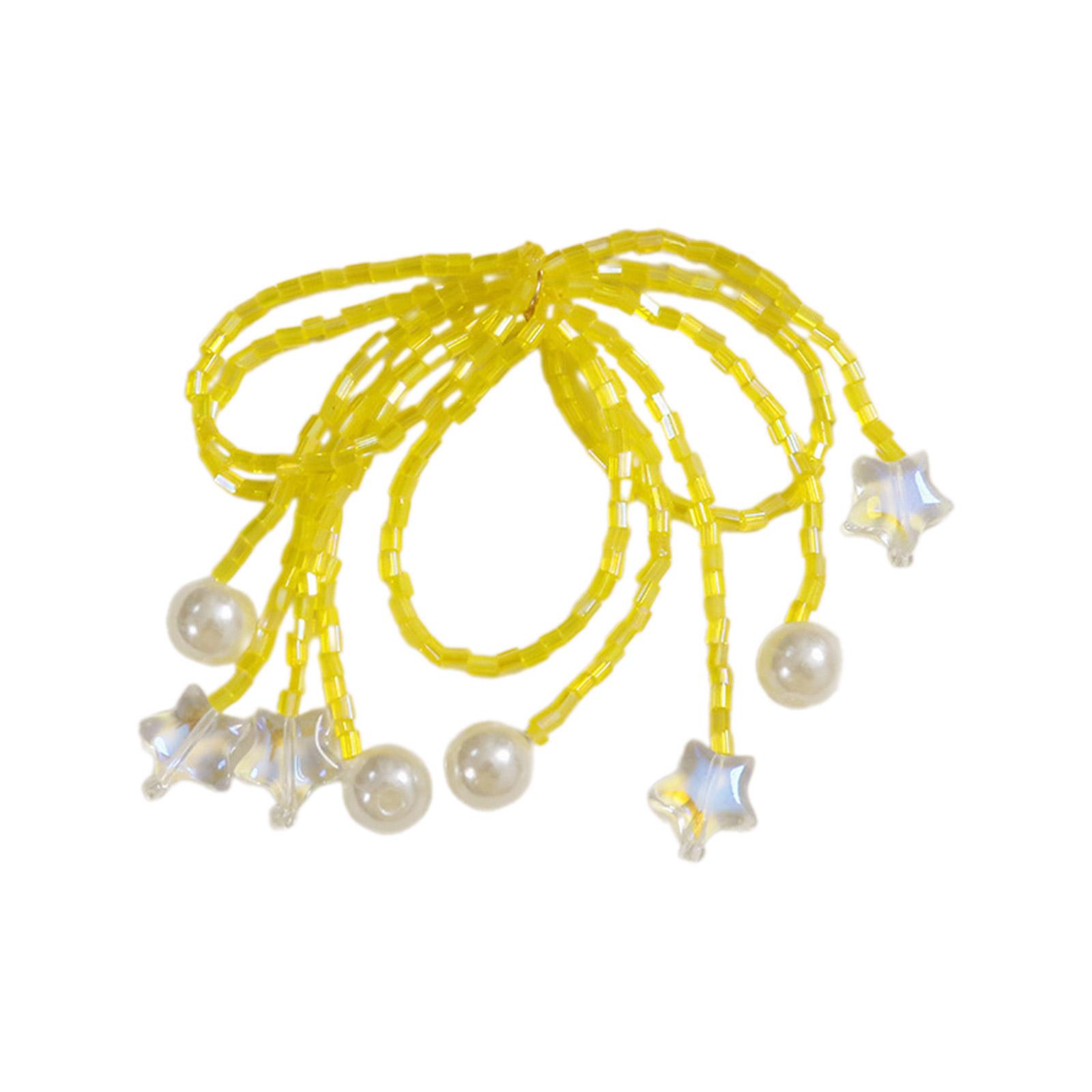 

Ювелирные аксессуары, кисточки ручной работы из бисера, звезды и стеклянные бантики, украшения для заколок и серег 4