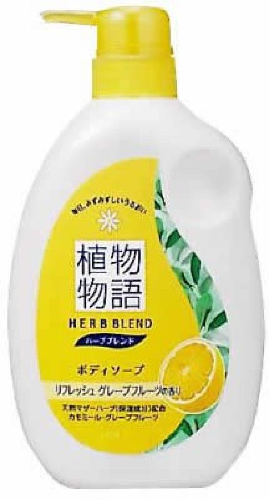 

Plant Story Herb Blend Body Soap, Refreshing Grapefruit Scent, 580ml Pump Bottle