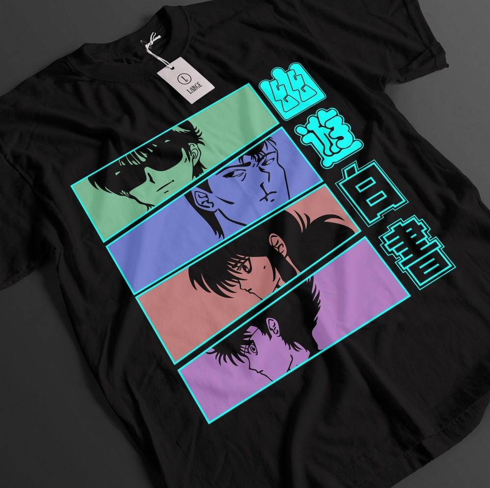 Yu Yu Hakusho Shirt Yusuke Tshirt Hiei T-Shirt Yoko Kurama Top Anime Unisex Tee