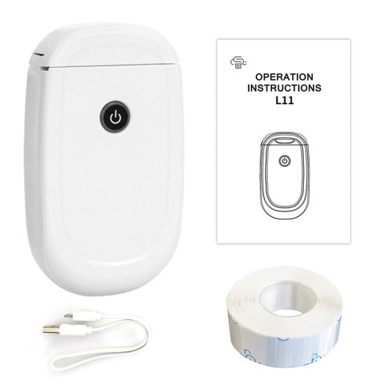 Thermal Label Printer USB Rechargeable One-Click Operation Multi-Function Mini Portable