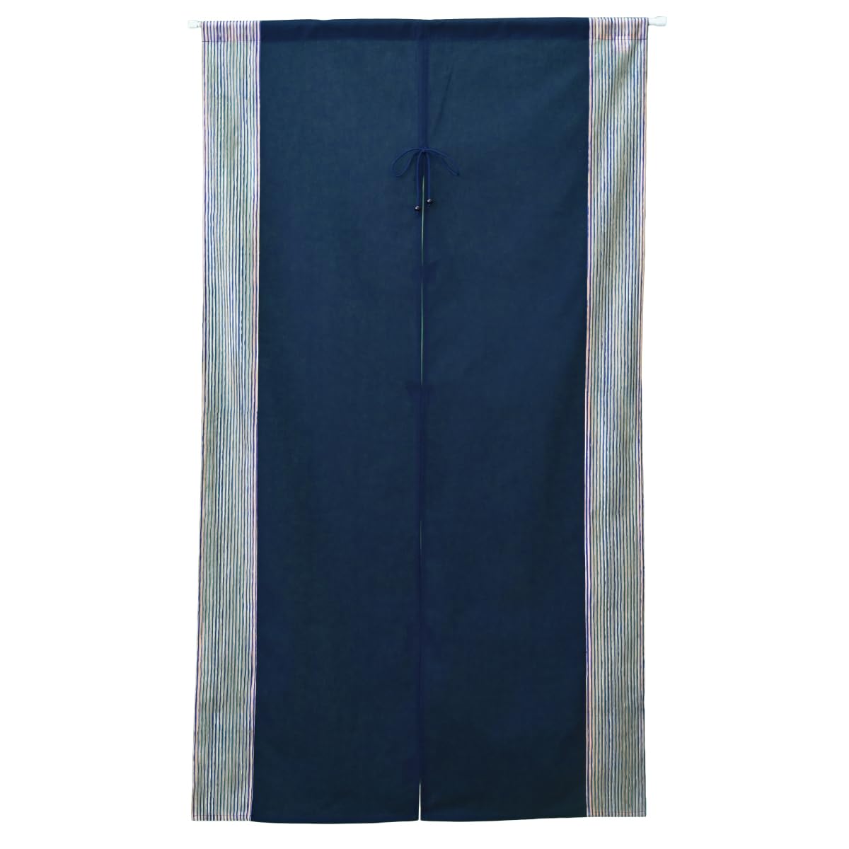 

Elegant Striped Noren 85 x Solid Japanese Room Privacy Interior Living Tension 85cm Wide x 150cm 85cm Wide x 170cm Long Made in Navy Blue Wide x 150cm