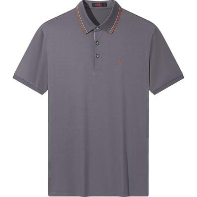 Men's Silk Blend Short-Sleeve Polo Shirt