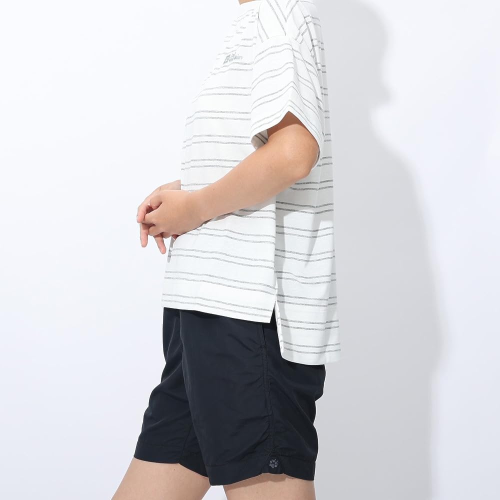 Jack Wolfskin Short Sleeve Striped JP UR TRUCK STRIPE T Everyday Wear Women's T-Shirt (TEXADRI Moisture-Wicking, Quick-Drying, Breathable) [5033801 /