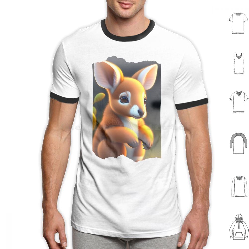 Cute Animals  Animal  Animals  Legendary Animals  Cute Kango T Shirt 6xl Cotton Cool Tee Animals Cute Animal Legendary Kango