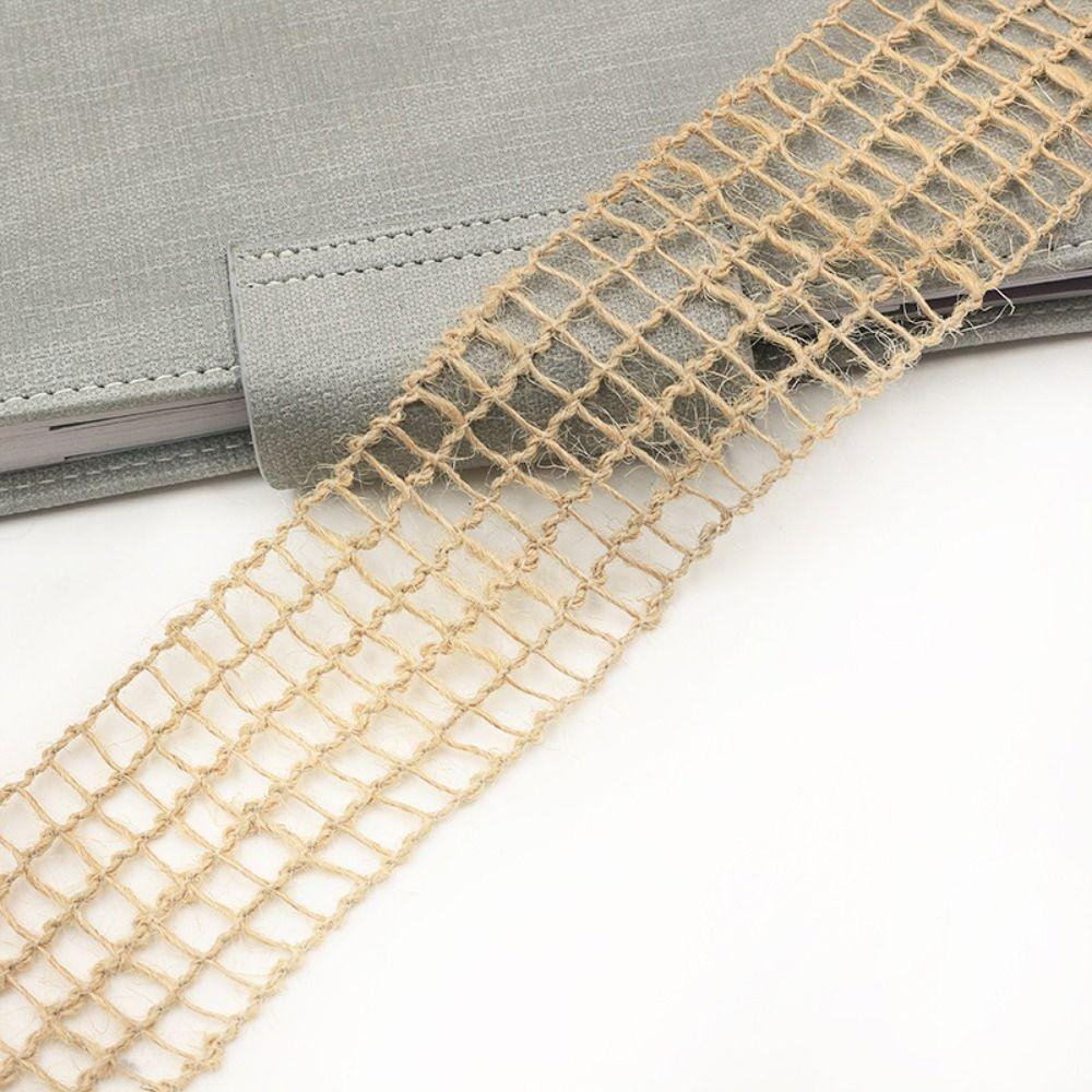 10 Meter Burlap Ribbons Handicraft Weavin Jute Yarn Retro Jute Burlap Ribbons  DIY Arts