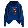 Women's Fashionable Casual Long Sleeve Hooded Printed Sweatshirt