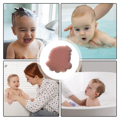 Baby Hair Wash Brush, Cradle Cap Brush | Baby Bath Brush Shampoo Brush Head Scalp Massager, Wet & Dry Use Baby Shower Brush, Cartoon Massage Hair Brus