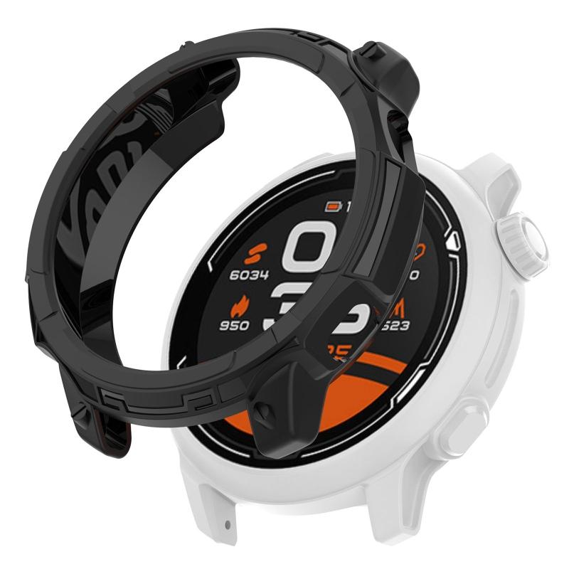 Screen Protector for Case Anti-scratch Frame Soft TPU Protective Cover Bumper for Shell for Coros Pace 2 for Smart Watch