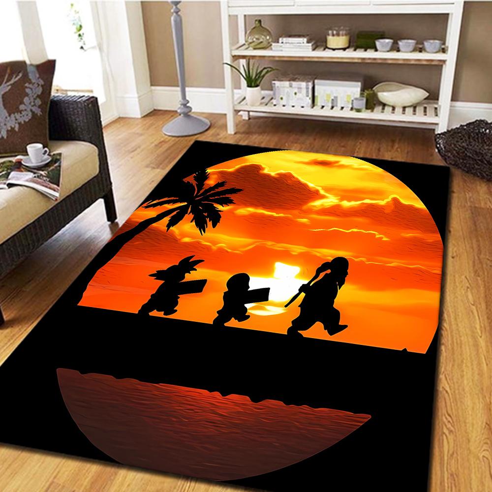 Dragon Ball Son Goku  Living Room Carpet, Bedroom Decor, Home Cool Movie Mat Play Floor Mat -HE22 60x90cm