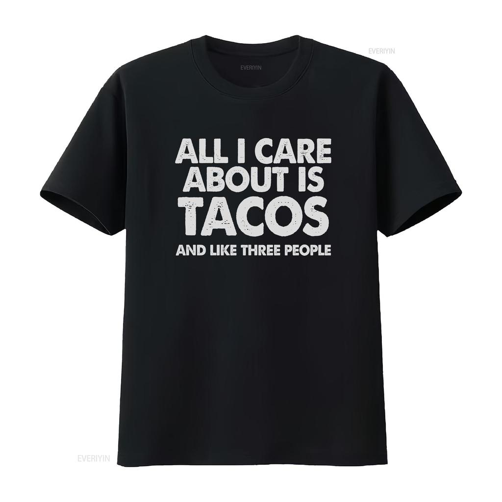 Taco Lover T Shirt Funny Foodie Tacos Forever Life Party Mexican Food vintage Washed Soft homme Comfortable fashion