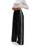 Pantaloni da Yoga Larghi da Donna Stile Europeo-Americano con Coulisse e Fascia Laterale