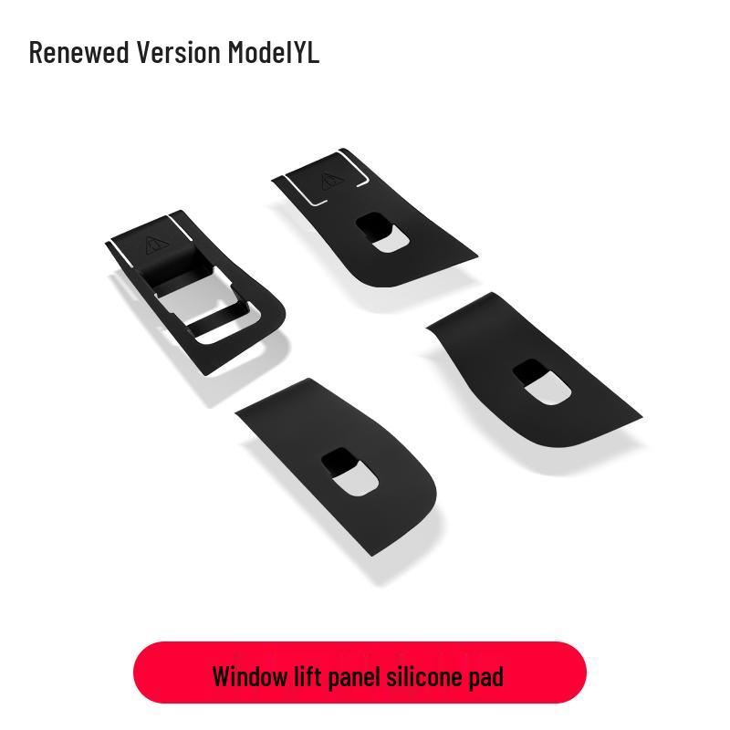 Silicone Button Stickers for Tesla Model Y/YL Door Panel & Window Lift Interior Mods