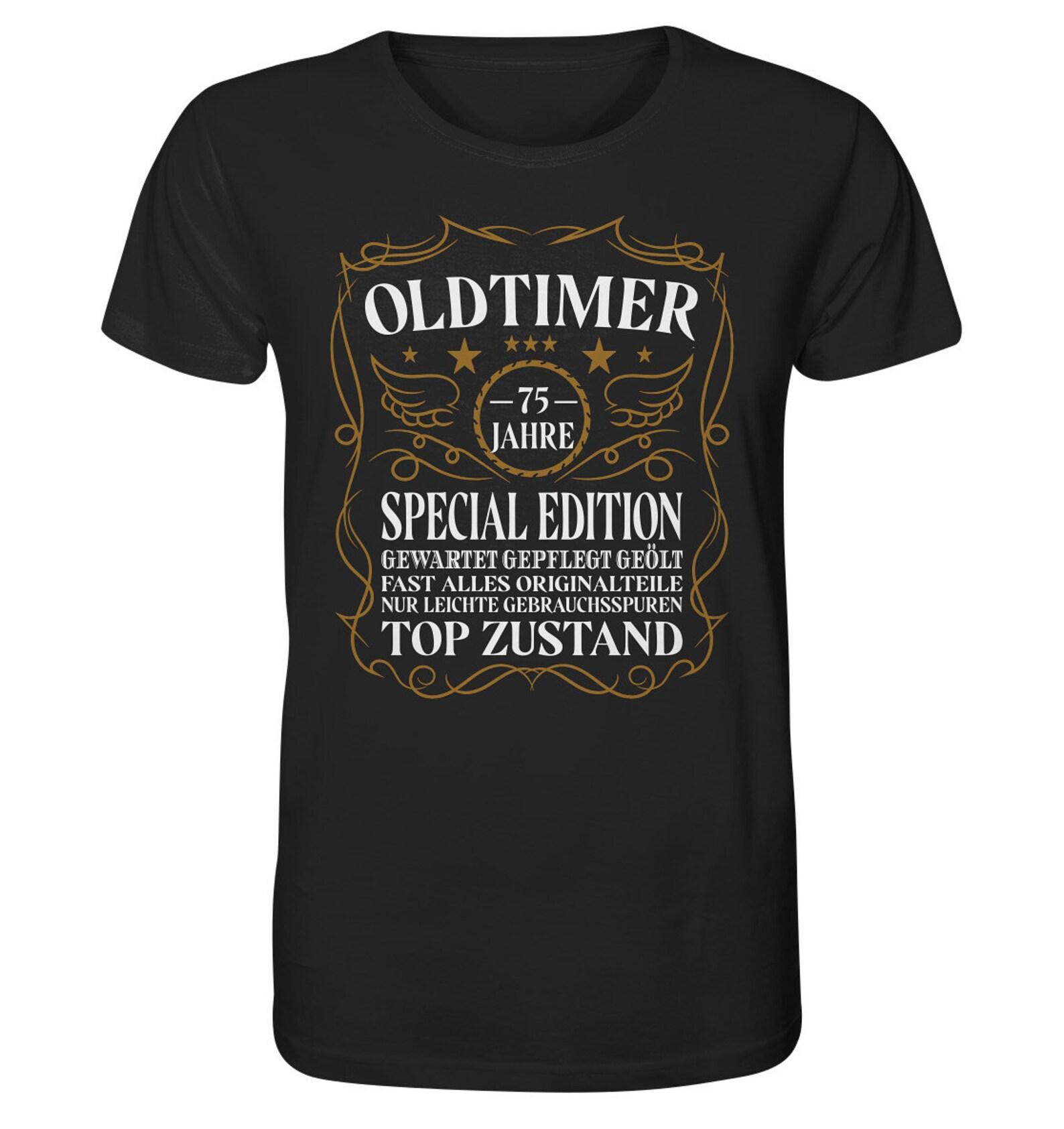 T Shirt 75 Years 75 Birthday Funny Saying Top Condition Birthday Gifts - Organic Tshirt XL
