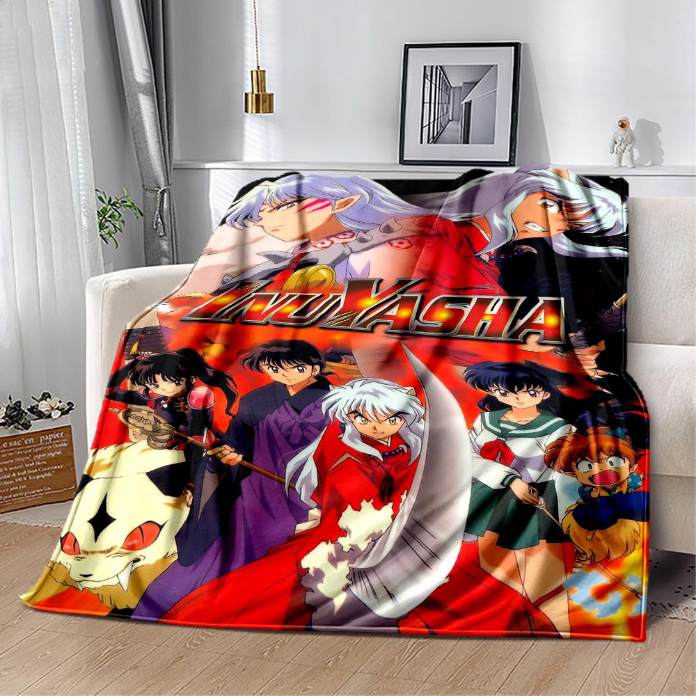 Inuyasha Adventure Blankets are suitable for living rooms,making them an ideal choice for outdoor travel and gifts.