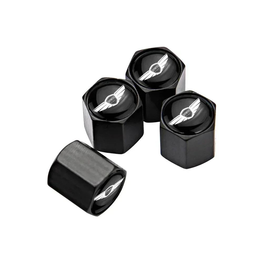 4pcs Car Styling for Hyundai Santa Genesis Tiburon Elantra Accent Sonata I35 I20 I30 Azera Wheel Valve Caps Tire Stem Dust Cover E5