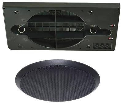 Osumi Electric MASSIVE Alto-falante de Teto Full-Range de 120mm, Preto, Baixa Impedância, CL-120RN(B)
