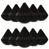 Dreieckiger fächerförmiger flauschiger Puderquaste Honig-Puff Make-up Fixierung Air Cushion feiner flauschiger Puder Spezialschwamm Trockenpuderquaste