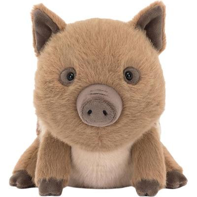 Jellycat Swinley Wild Boar Dolls Plush Doll 12.7cm Height In Sitting Posture