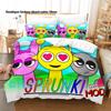 Sprunki Bedding Set Single Twin Full Queen King Size Bed Set Adult Kid Bedroom Duvetcover Sets Anime parure de lit Bed