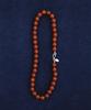 Marta 925 Silver. Carnelian Necklace (10Mm)