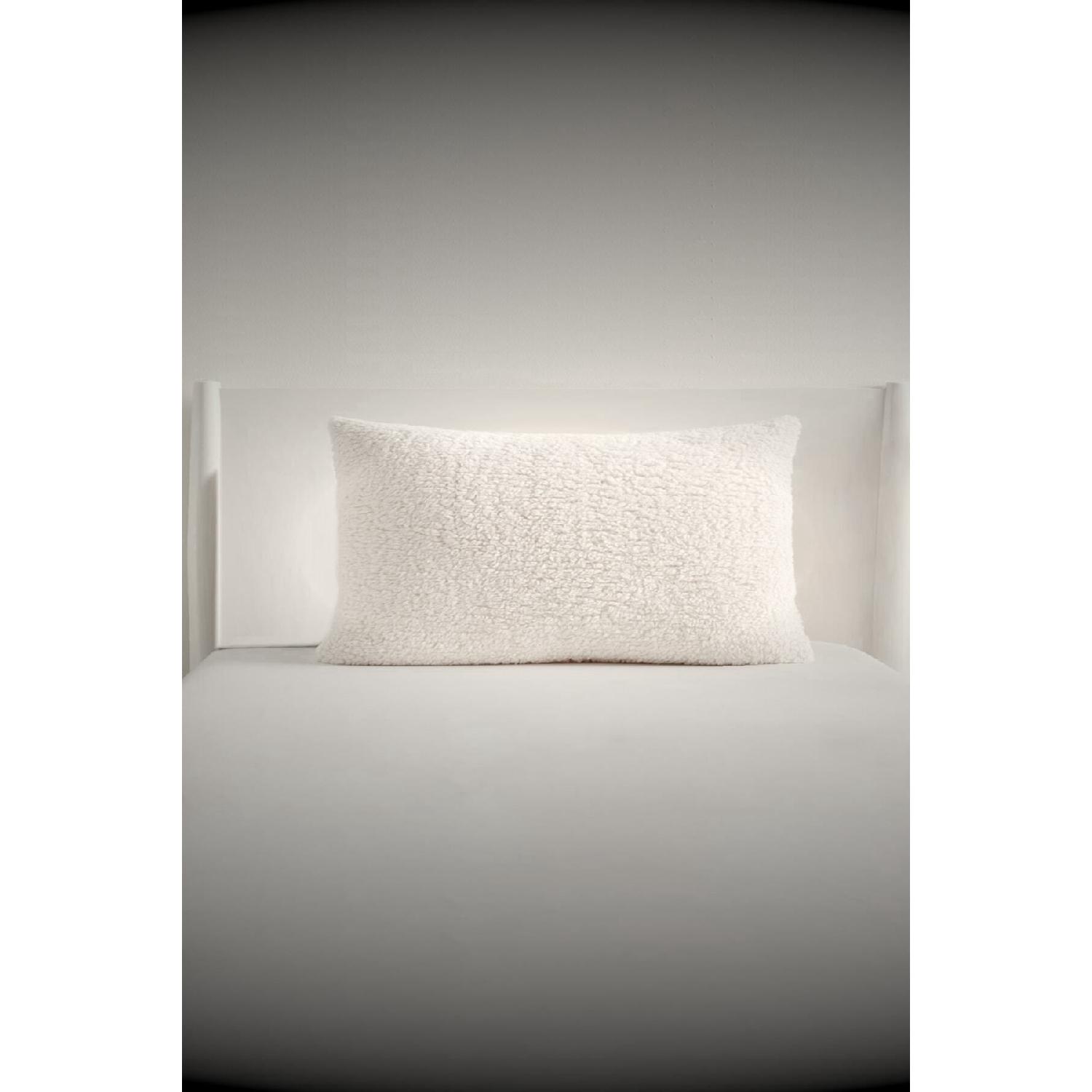 

Rectangular Plush Teddy Decorative Pillow Cushion Case 35x55 35 x 55 бежевий
