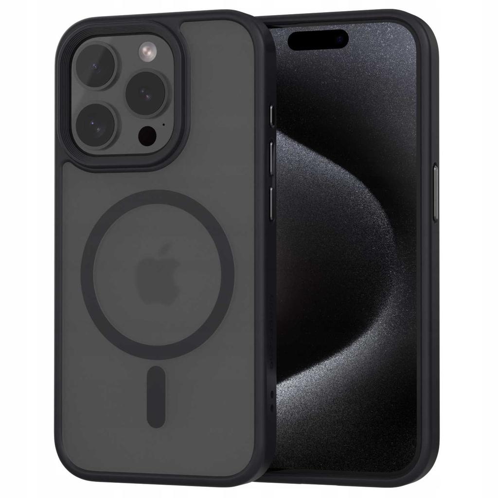 Spacecase Hybrid Mag Iphone 15 Pro Black