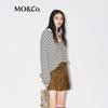 MO&Co. Striped Loose Fit Wool Sweater