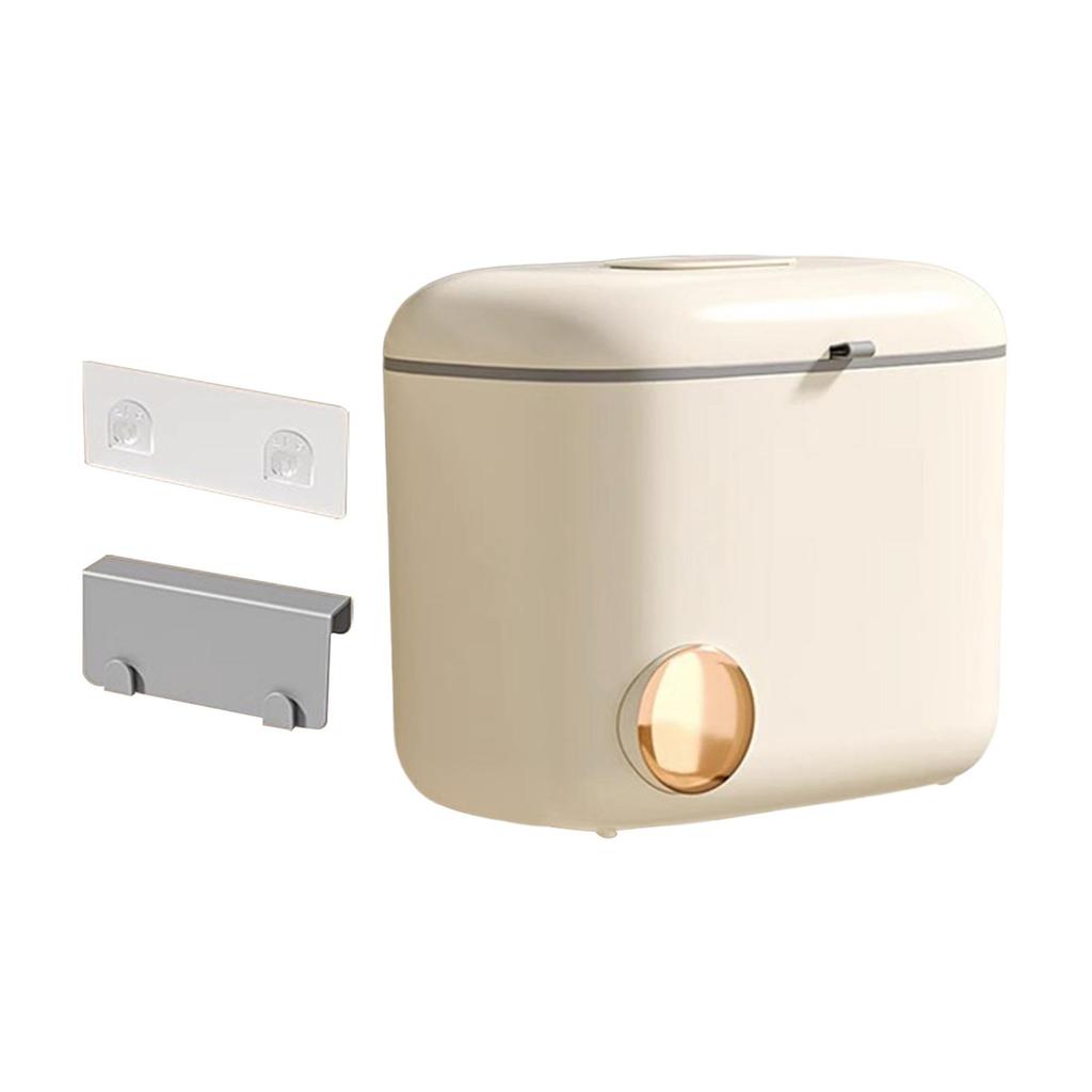 Garbage Can Litter Case Hanging Kitchen Compost Bin for Door Bathroom Garage 7L