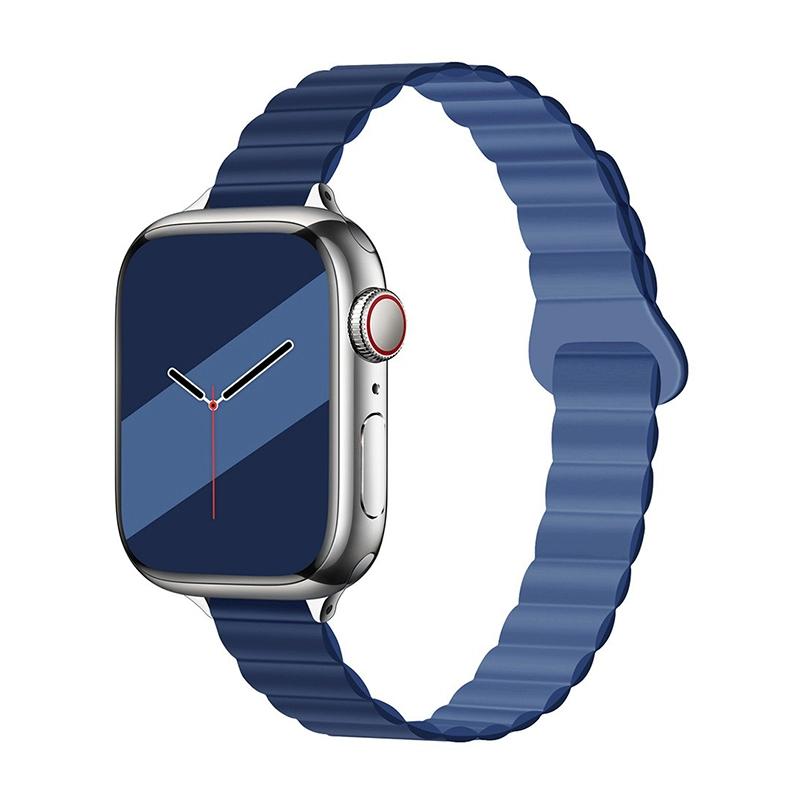 Damen Schlankes Silikonarmband Magnetarmband für Apple Watch S11 10 46/42mm 45mm 44 Schlanke Bänder 38mm 40mm 41 Armband iWatch SE 9 8 7 6