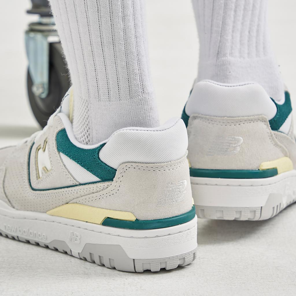 New Balance 550 Reflection Women Sneakers White Vintage-Teal Dawn-Glow BBW550AA