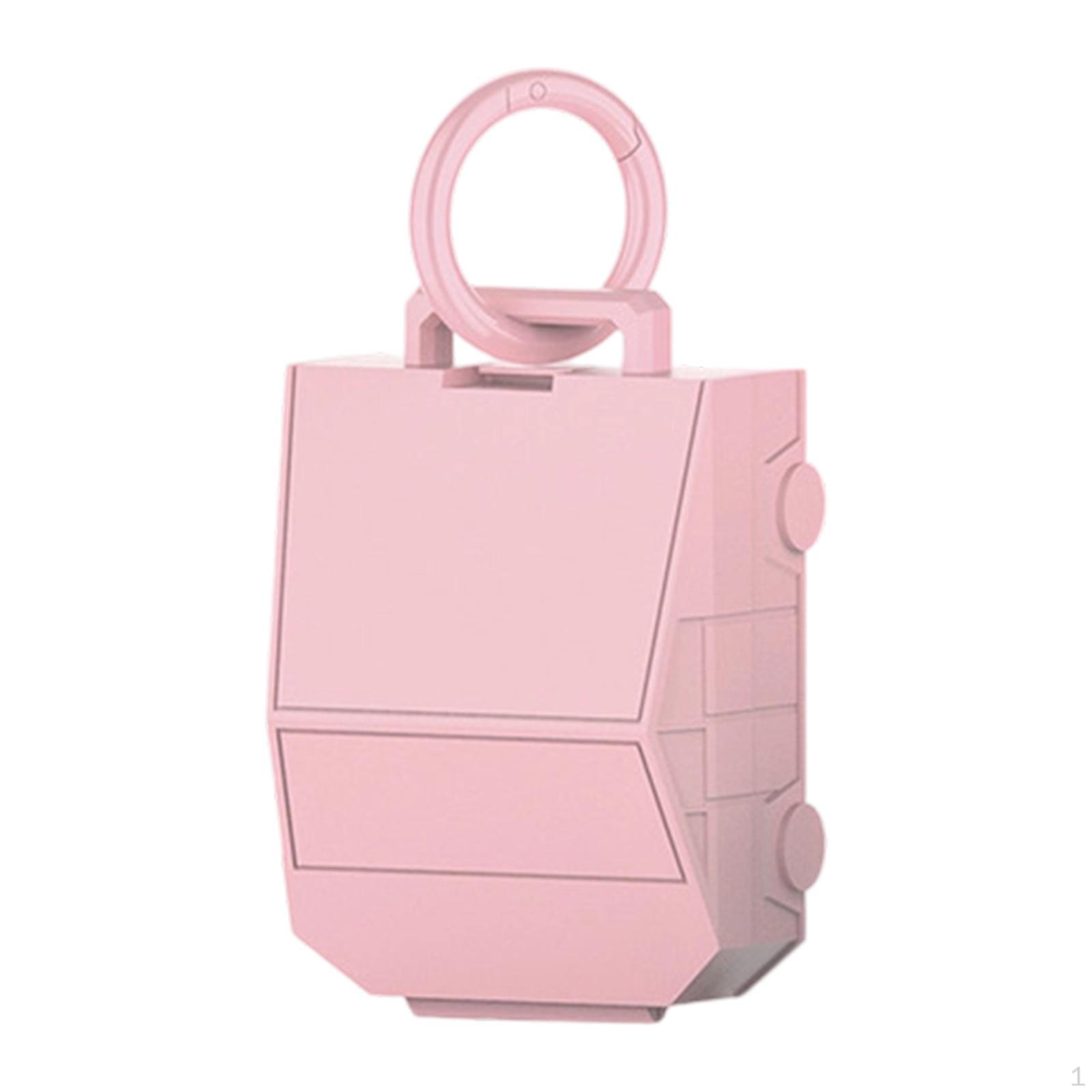 

Органайзер для улицы Футляр для украшений Подставка для серег Защитный чехол для женщин Учитель розовый