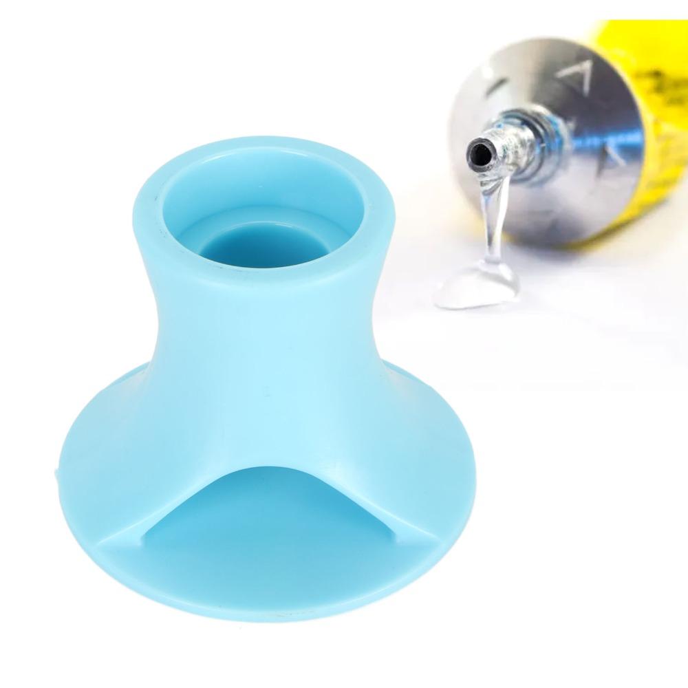 6.5*5cm Glue Bottle Stand Blue/ White/ Orange Liquid Glue Bottle Holder  Paper Craft
