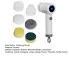 Cordless Cleaning Brush Rechargeable Quick Charging Electric Spin Scrubber with 360-Degree