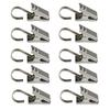 100Pcs Stainless Steel Drapery Crocodile Clip Hanging Drapes Clamp  Display Photos