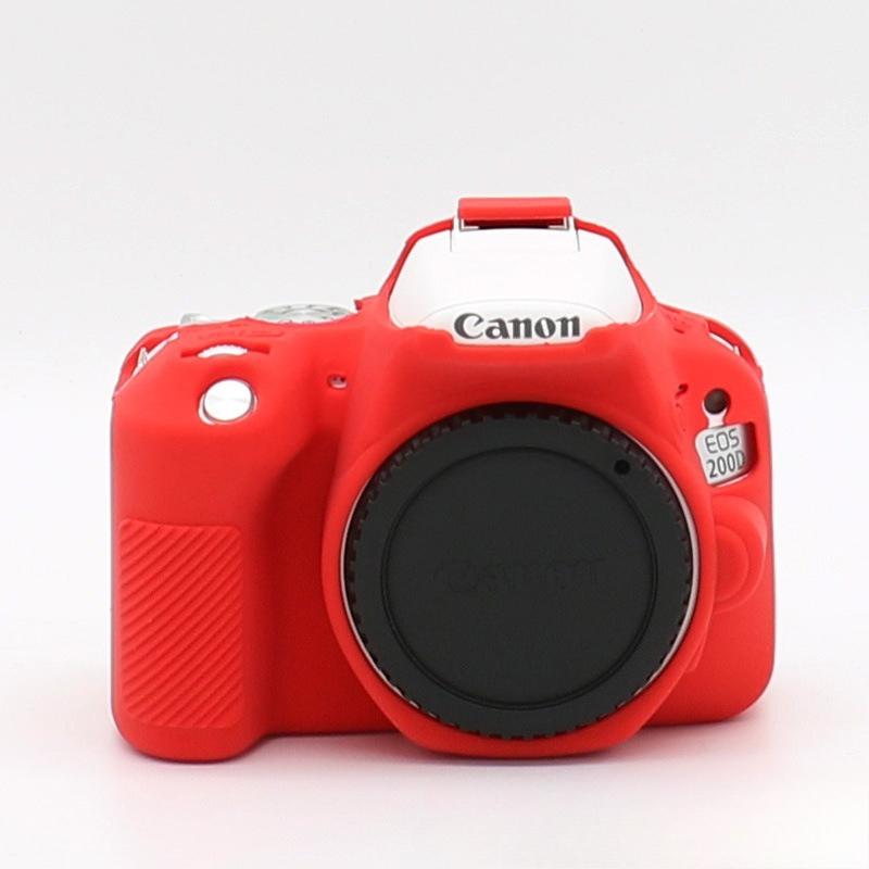 Husă de silicon pentru camera Canon EOS 200D - Geantă DSLR și husă protectoare de silicon pentru 200D